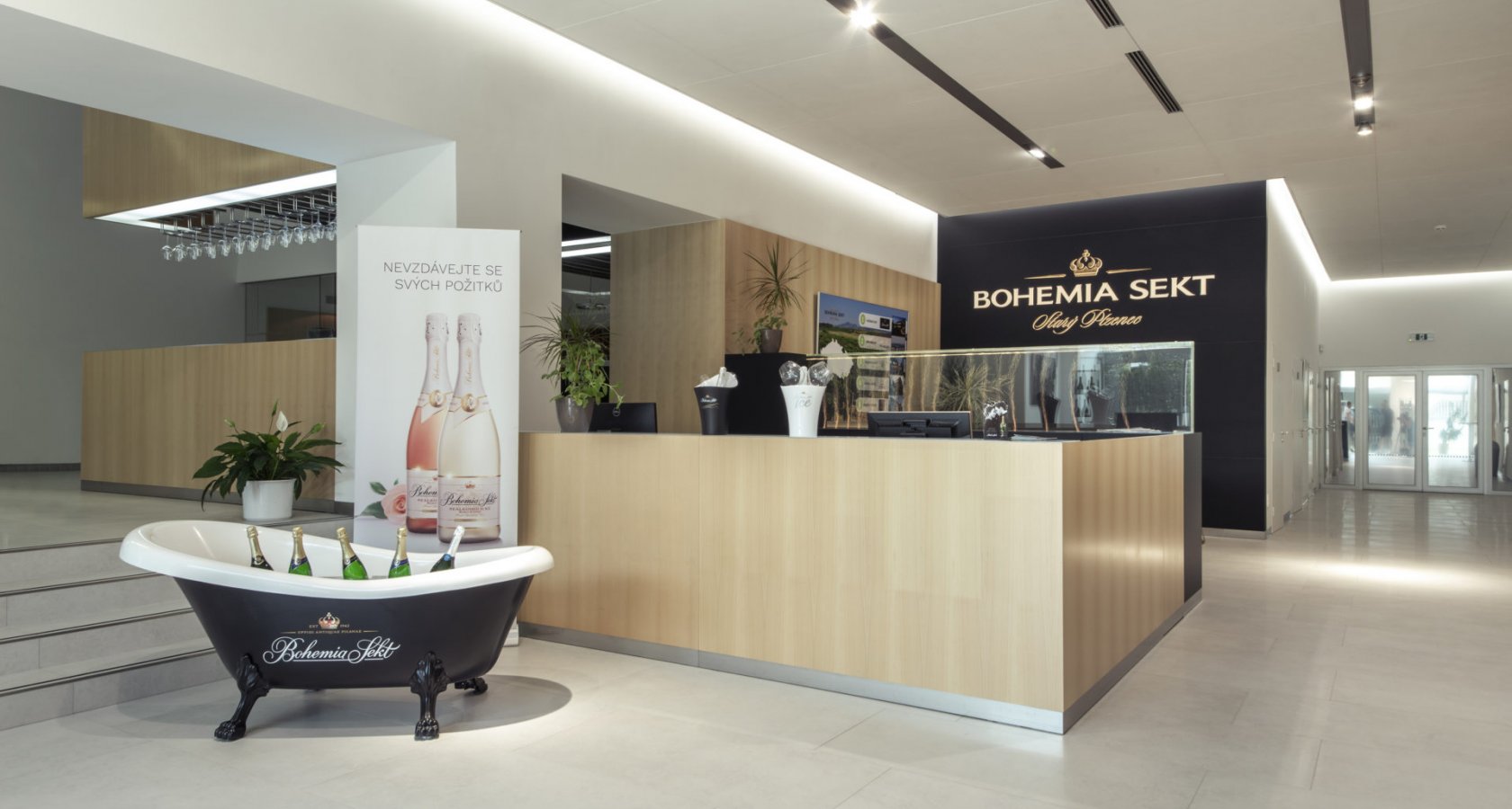 Bohemia Sekt - realizace návštěvnického centra