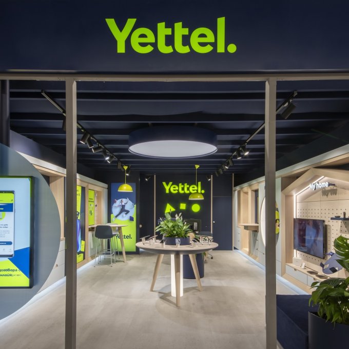 Yettel. - vývoj a výroba prototypové prodejny mobilního operátora